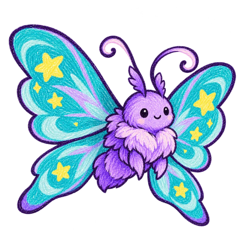 Luma moth doodle
