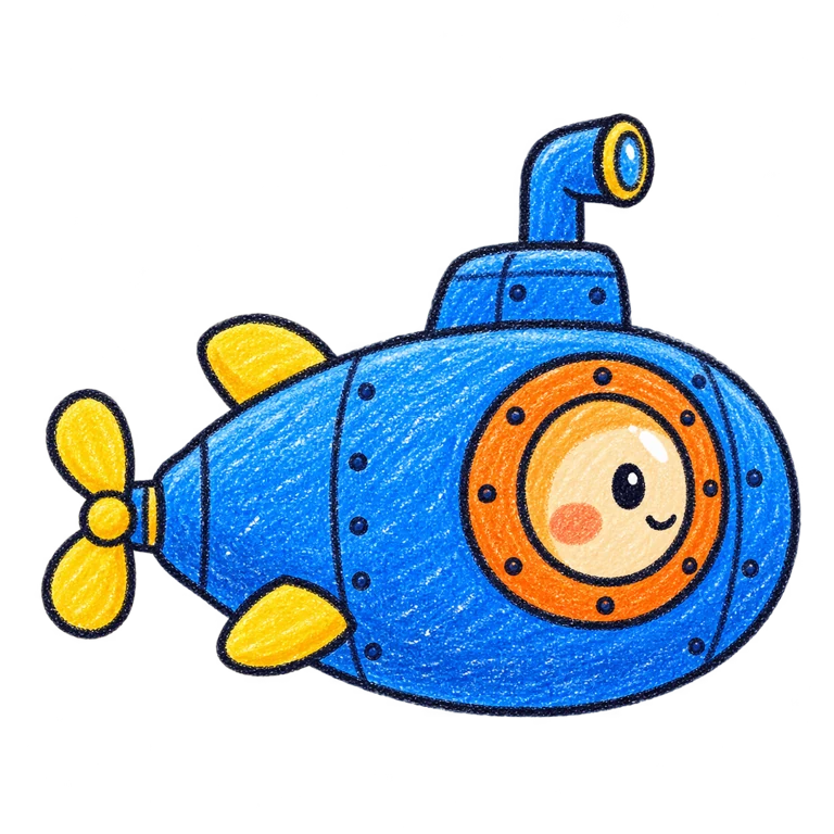Nori submarine doodle